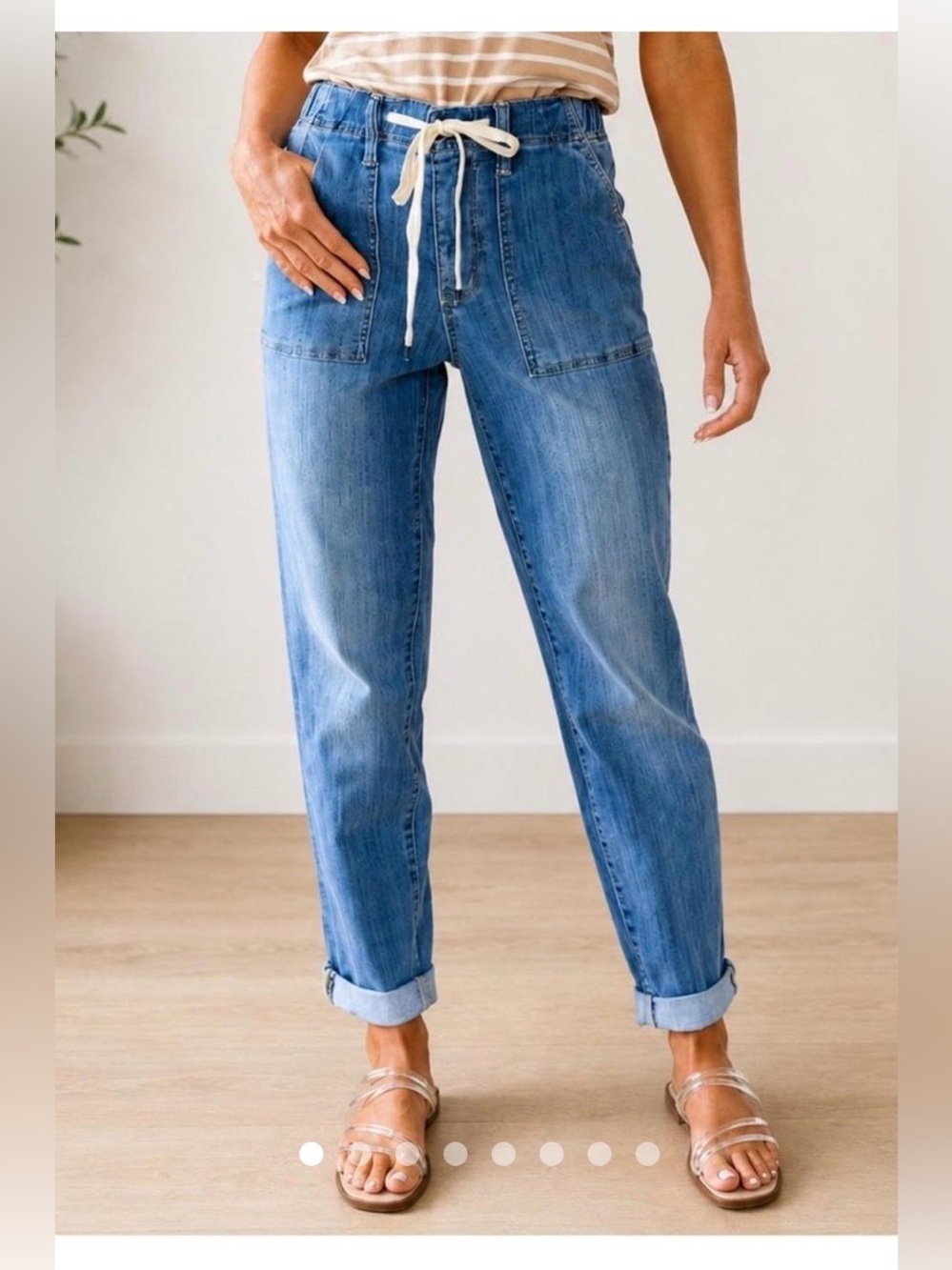 Judy Blue Light Blue Slim Straight Jeans